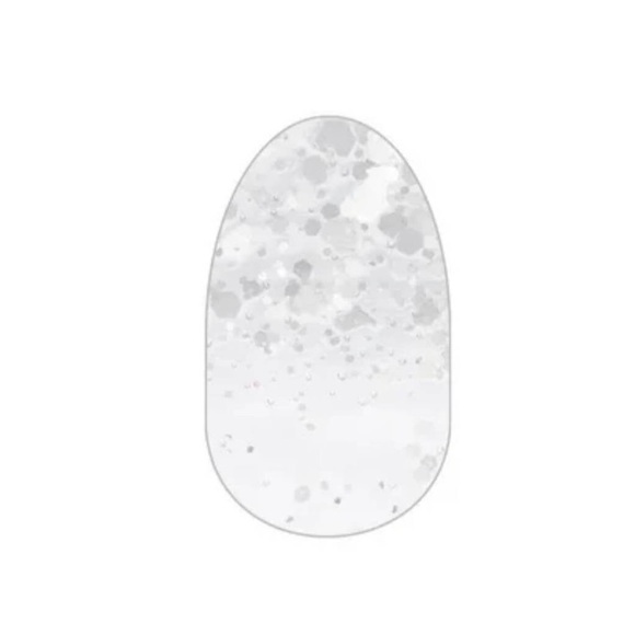 *Retired* Color Street: Over the Moon | White Glitter-Dipped Overlay Sparkle - Picture 10 of 11